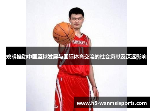 姚明推动中国篮球发展与国际体育交流的社会贡献及深远影响